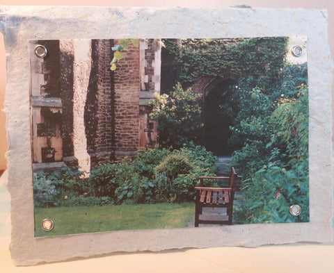 Serene Garden Bench card